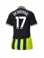 Billige Manchester City Kevin De Bruyne #17 Bortedrakt Dame 2024-25 Kortermet